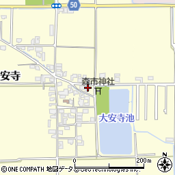 奈良県磯城郡田原本町大安寺17周辺の地図