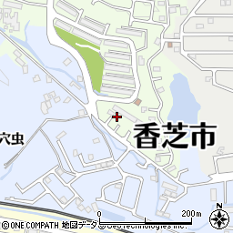 奈良県香芝市上中1184-15周辺の地図