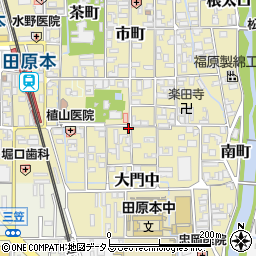 奈良県磯城郡田原本町74周辺の地図
