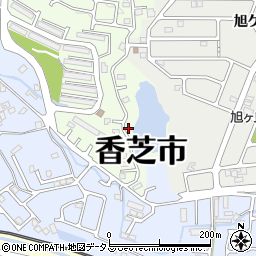 奈良県香芝市上中1180-129周辺の地図