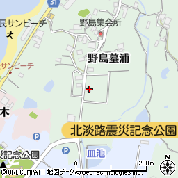 兵庫県淡路市野島蟇浦1295周辺の地図