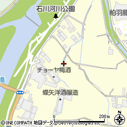 大阪府羽曳野市川向114周辺の地図