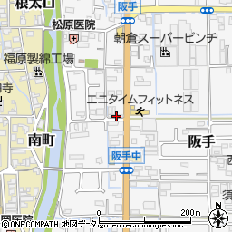 奈良県磯城郡田原本町阪手562-1周辺の地図