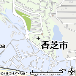 奈良県香芝市上中1183-6周辺の地図