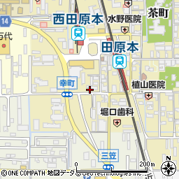 奈良県磯城郡田原本町168周辺の地図