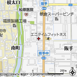 奈良県磯城郡田原本町阪手661周辺の地図