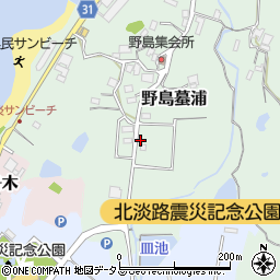 兵庫県淡路市野島蟇浦1296周辺の地図