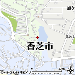 奈良県香芝市上中1180-143周辺の地図