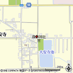 奈良県磯城郡田原本町大安寺151周辺の地図