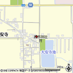 奈良県磯城郡田原本町大安寺152周辺の地図