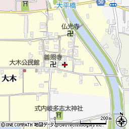 奈良県磯城郡田原本町大木263周辺の地図