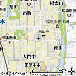 奈良県磯城郡田原本町堺町周辺の地図