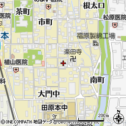 奈良県田原本町（磯城郡）堺町周辺の地図