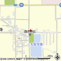 奈良県磯城郡田原本町大安寺21-1周辺の地図