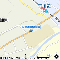 明郷小学校前周辺の地図