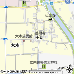 奈良県磯城郡田原本町大木294周辺の地図