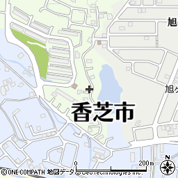 奈良県香芝市上中1180-137周辺の地図