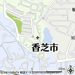 奈良県香芝市上中1180-138周辺の地図