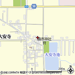 奈良県磯城郡田原本町大安寺155周辺の地図