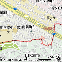 上野芝キリスト教会周辺の地図