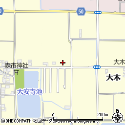 奈良県磯城郡田原本町大木330周辺の地図