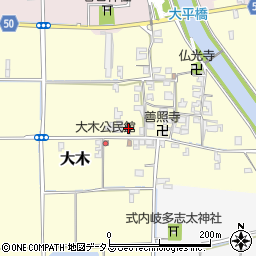 奈良県磯城郡田原本町大木297周辺の地図