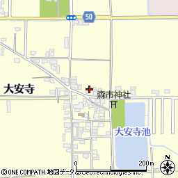 奈良県磯城郡田原本町大安寺163周辺の地図