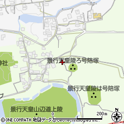 奈良県天理市渋谷町周辺の地図