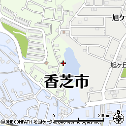 奈良県香芝市上中1180-134周辺の地図