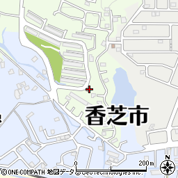奈良県香芝市上中1183-12周辺の地図