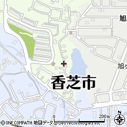 奈良県香芝市上中1180-139周辺の地図