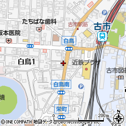 秋吉古市店周辺の地図