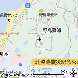 兵庫県淡路市野島蟇浦1000周辺の地図