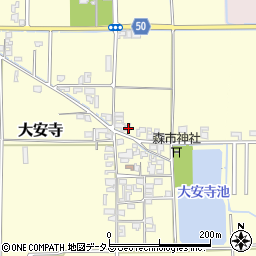 奈良県磯城郡田原本町大安寺161周辺の地図