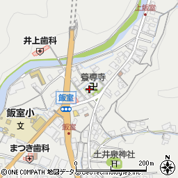浄土真宗霊風山養専寺周辺の地図