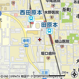 奈良県磯城郡田原本町166周辺の地図
