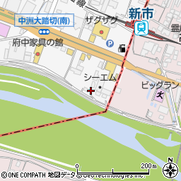広島県府中市中須町52周辺の地図
