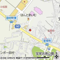 三重県松阪市田村町127周辺の地図