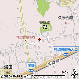 広島県福山市神辺町湯野1684-1周辺の地図