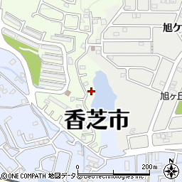 奈良県香芝市上中1180-133周辺の地図