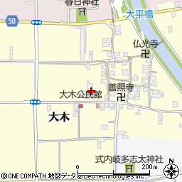 奈良県磯城郡田原本町大木305周辺の地図