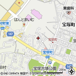 三重県松阪市宝塚町1521周辺の地図