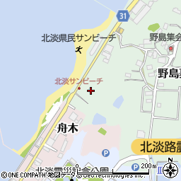 兵庫県淡路市野島蟇浦25周辺の地図