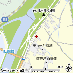 大阪府羽曳野市川向243-1周辺の地図
