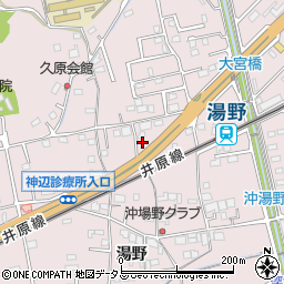 広島県福山市神辺町湯野183周辺の地図