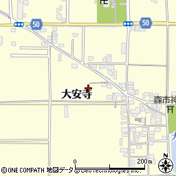 奈良県磯城郡田原本町大安寺180周辺の地図