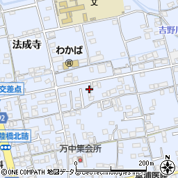 広島県福山市駅家町万能倉1493-3周辺の地図
