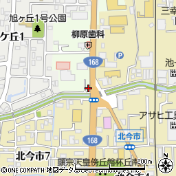 奈良県香芝市上中841-8周辺の地図