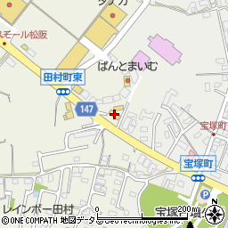 三重県松阪市田村町124周辺の地図