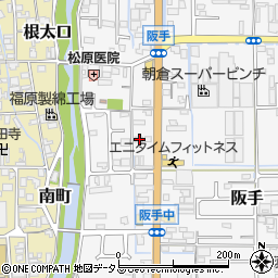 奈良県磯城郡田原本町阪手665周辺の地図